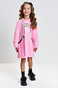 Vestido Midi Infantil Menina Lacinhos Mundo Cinti ROSA BARBIE