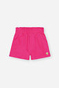 Shorts Infantil em Sarja com Elastano e Cós Confortável ROSA CRUSH