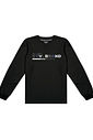 CAMISETA MANGA LONGA PRETO