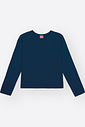 BLUSA MANGA LONGA AZUL MARINHO