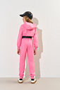 Conjunto Infantil Menina Moletom Lucky Rosa CTV