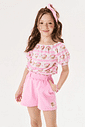 CONJ BLUSA E SHORTS RS CHEER/RS CHEER