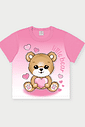 Conjunto Infantil Menina Little Bear Rosa Abrange