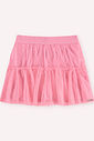 Conjunto Infantil Menina Regata com Strass e Saia-Short Barbie