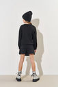 Conjunto Infantil Menina Tricot Preto CTV