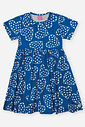 Vestido Infantil Rodado Estampa Corações Olympian