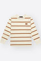 Camiseta Infantil Listrada Manga Longa – Básico Estiloso para Look de Inverno Confortável