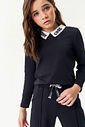 BLUSA MANGA LONGA PRETO