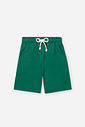 Bermuda Infantil Menino Verde em Moletom sem Felpa