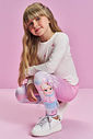 Legging Menina com Aplique Tule Mundo Cinti