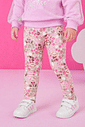 Legging Felpada Bebê Menina Mundo Cinti ROSA JELLY