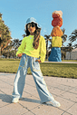 Blusa Aplique Amarelo Neon CTV