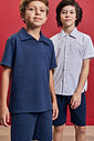 Conjunto Menino Camisa e Bermuda Clássico Marinho