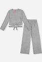 Conjunto em Tricot Infantil Menina com Amarração Beli.me