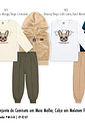 Conjunto 3 Peças Bebê Menino Champs Divertto