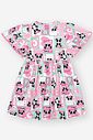 Vestido Infantil Menina Panda Rosa Mundo Cinti