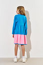 Vestido Infantil Menina Babados Azul CTV
