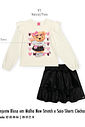 Conjunto Infantil Menina em Veludo Glow Beautiful Beli.me