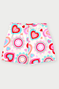 Conjunto Infantil Menina Sweet Flowers Vermelho Abrange