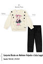 Conjunto Bebê Menina Ursa Estrela Fashion Mundo Cinti