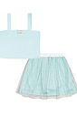 CONJ BLUSA E SAIA/SHORTS AZ ANGEL BLUE/AZ ANG