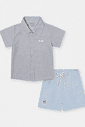 Conjunto Bebê Menino Camisa Florença e Bermuda Aura