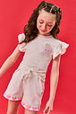 Blusa Infantil Menina Strawberry Rosa Cinti