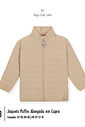 Jaqueta Puffer Infantil Menina Bege Mundo Cinti