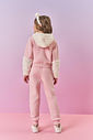 Conjunto Infantil Menina Blusão Com Pelo E Calça Rosa Mundo Cinti