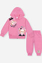 Conjunto Moletom Bebê Menina Ursa Cute Mundo Cinti