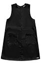 Vestido Couro Sintético Preto CTV