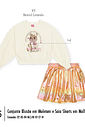 Conjunto Menina Capivara Dream Metalizado Mundo Cinti