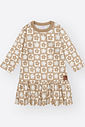 Vestido Infantil de Inverno Estampa Floral – Vestido Bebê Menina Fofo Mundo Cinti