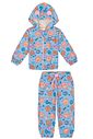 Conjunto Jaqueta E Calça Total Print Azul Abrange