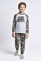 Pijama de Inverno Infantil Menino Play to Start Divertto VERDE MUSGO