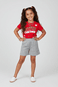 CONJ BLUSA E SHORTS VM MARTE/MESCLA M
