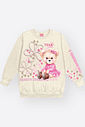 Conjunto Menina Bear Partner Floral Mundo Cinti