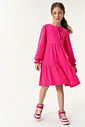 VESTIDO MANGA LONGA ROSA SETBELL