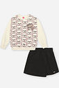 Conjunto Infantil Menina em Moletom Little Bear Beli.me