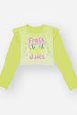 Conjunto Menina Juice com Proteção UV Verde Mundo Cinti