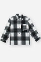 Camisa Over Infantil Menino Xadrez Chumbo CTV
