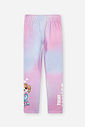 Conjunto Infantil com Blusa Cachorrinhos e Legging em Suplex – Look Menina Verão com Strass NATURAL/RS IOGURTE