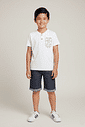 Conjunto Menino Too Young Branco Abrange