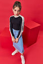 Blusa CTV Fashion Mescla E Natural CTV