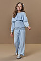 Conjunto Infantil Menina em Moletinho Cloud Chic Beli.me