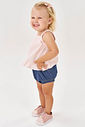 CONJ BLUSA E SHORTS LL BRUMA/AZ JEANS ME