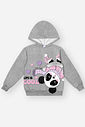 Conjunto Bebê Menina Blusão Panda Cool E Calça Mescla Mundo Cinti