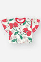 Conjunto Menina em Cotton Cerejas Vermelho Mundo Cinti