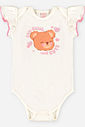 Conjunto Bebê Ursinha com Body de Strass e Saia de Tule Rosa Conjunto Bebê Ursinha com Body de Strass e Saia de Tule Rosa