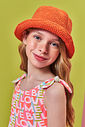 Maiô Infantil Menina Rosa Neon Estampa Love em Malha UV